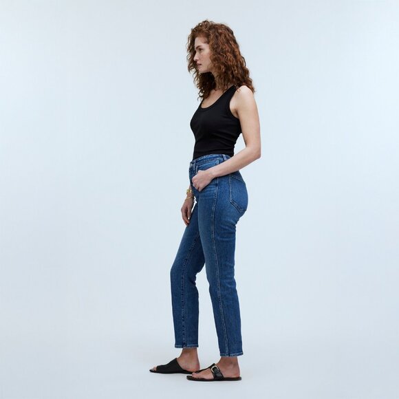 Madewell Curvy Stovepipe Jeans in Heatheridge Wash - sz 25 - Picture 2 of 12